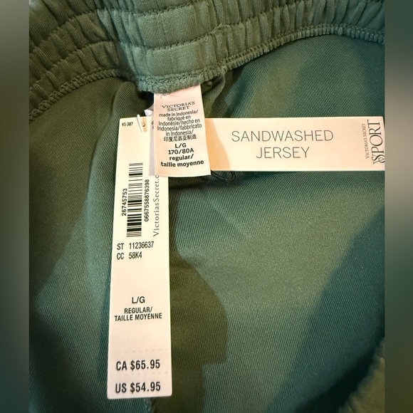 Victoria’s Secret Sport Modal Lounge Sandwashed Jersey Wide Leg Long Pants NWT - Picture 5 of 15